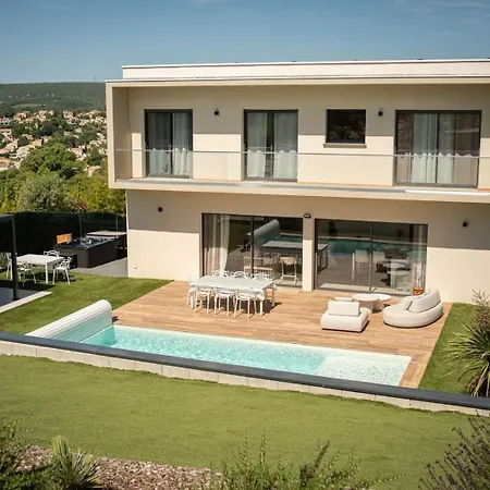 Bellevue Pool Jacuzzi Private Cinema 8 Pers * Saint-Gely-du-Fesc